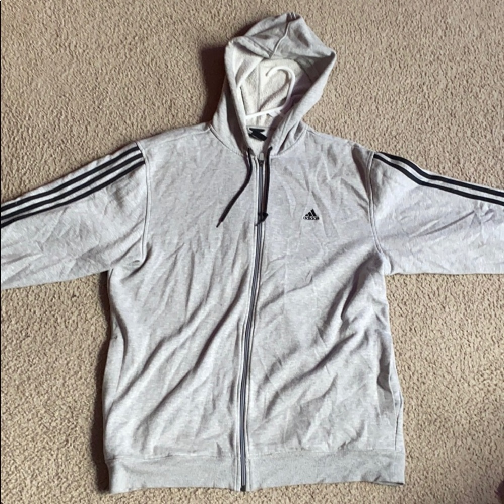 Adidas zipper hoodie
